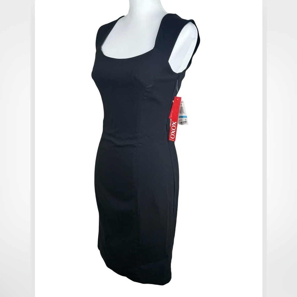 NWT XOXO Black Brussels Sheath Cocktail Dress 5/6